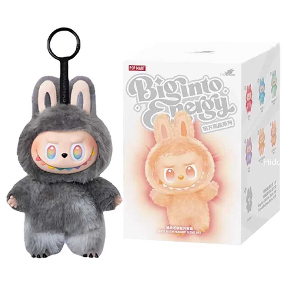 Labubu V1 V2 V3 Heartbeat Macaron Have A Seat Big Into Energy Series Pendant Doll Decor Keychain Collection W250526