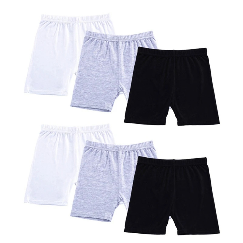 6PCS Kids Cotton Girls Safety Pants Top Quality Short Underwear Children Summer Shorts Underpants For 210Y 250527