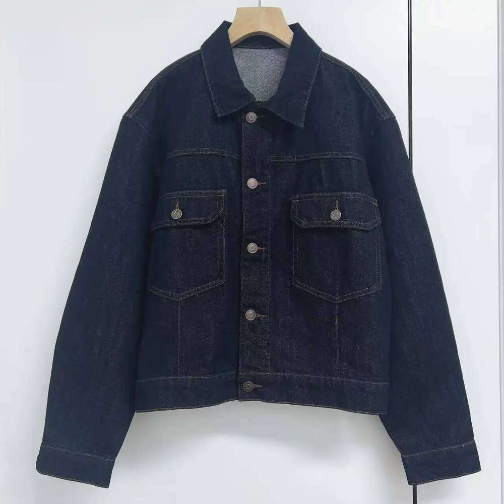 Women 2025 Spring And Summer New Classic Loose 100% Cotton Vintage Denim Short Casual Jacket