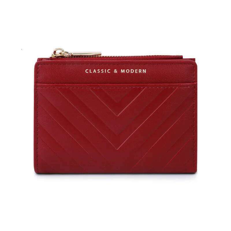 New Strip-Shaped Emed PU Leather Wallet With Multiple Compartments, Fashionable And Versatile Small Coin Purse
