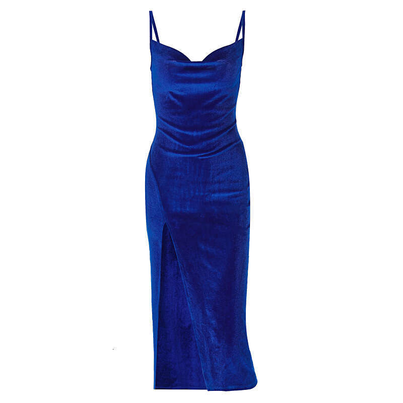 2025 New Spring Fashion Sexy Slim Fit Split Strap Dress for Women