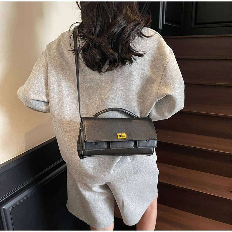 Women's Bags Designer Original Horizontal Wallet Fashion Shoulder Messenger Brand Lightweight Commuting Lock Design Flap Square Bag
