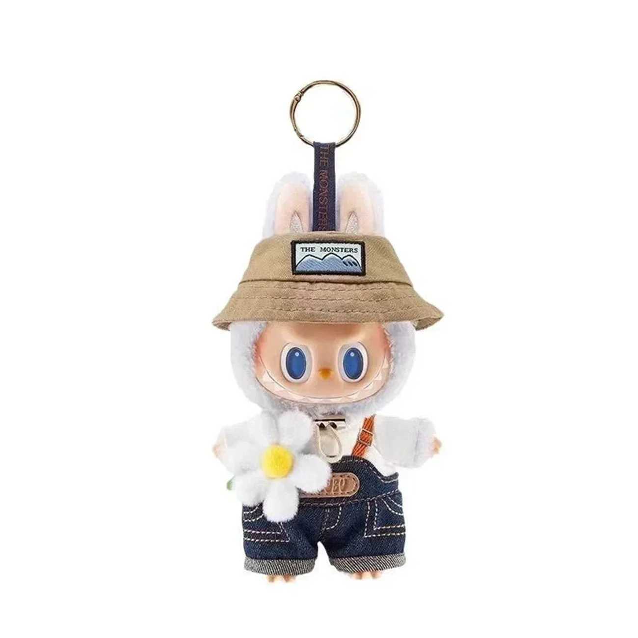 Genuine Labubu Sitting Party Macaron Vinyl Face 2.0 Series Pendant Doll Home Decor Keychain Collection Model Kids Toys Xmas Gift W250526