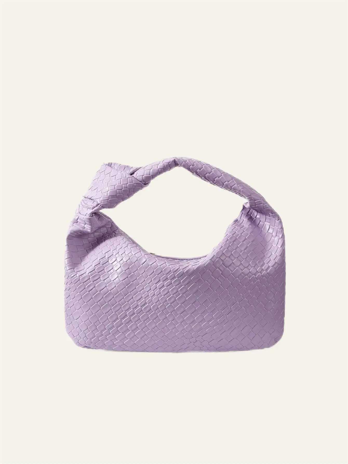 Womens high-end woven decoration crescent handbag suitable for parties dates weddings shopping W250527