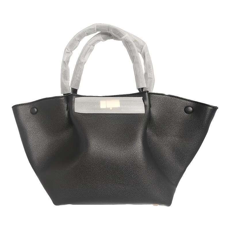 Free Shopping 1Pcs Leather Fashion Storage Solid Color Popular Ladies Shopping Bag
