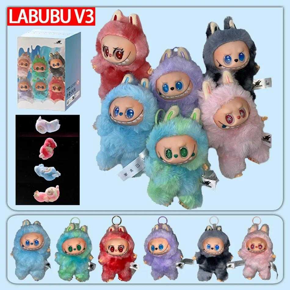 LABUBU V3 The Monsters Big Into Energy Series Vinyl Face Doll Anime Action Figures Lovely Labubu Pendant Surprise Gift M250527