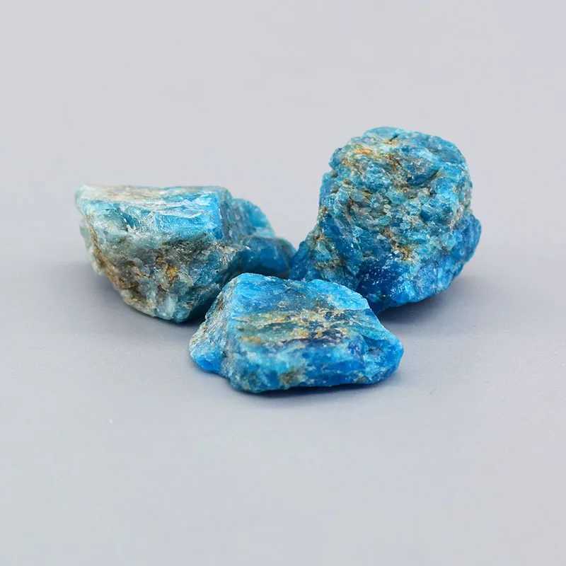 Original Reiki Blue Apatite Beads Bracelets for Men and Women Natural Stone Blood Circulation Stimulate Enthusiasm Health Care Jewelry W250526