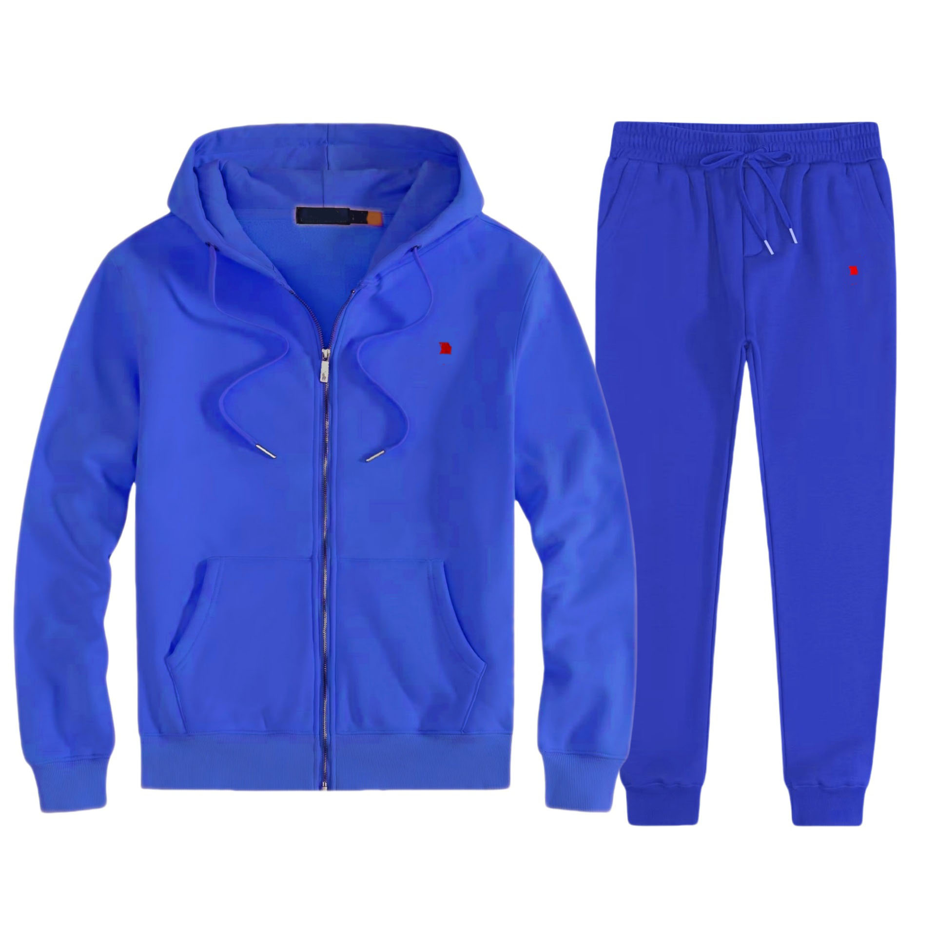 Men's Tracksuits Classic Women's Zipper Hoodies Pants Sets Pullovers Jackets Sports Velvet Long Sleeved