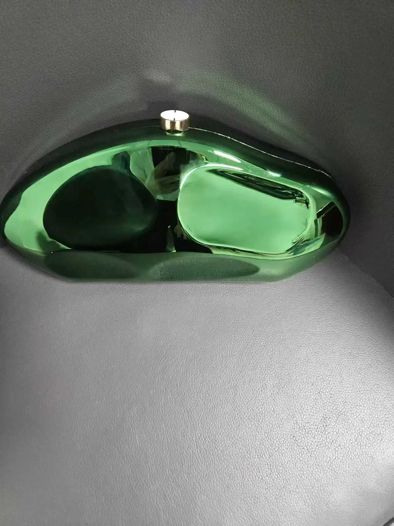 2024 Yeni Son Green/Black/Skyblue/Gold Akrilik Clutch anta Parti antas Akam Gnlk Kullanm in W250527