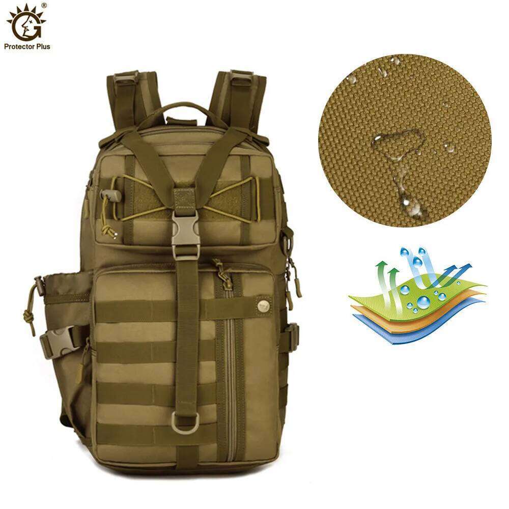 Large Capacity Tactics Backpack Nylon Water proof Men Multifunctional Hike Camp Travel Bags Mochila