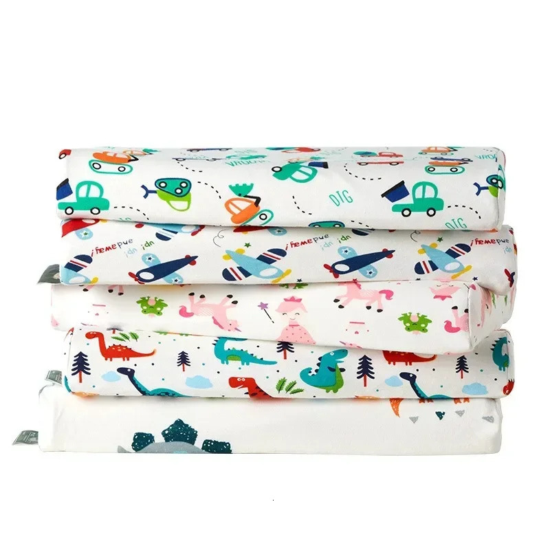 Baby Natural Latex Pillow Kids Orthopedic Contour Cervical Neck Protect 250527