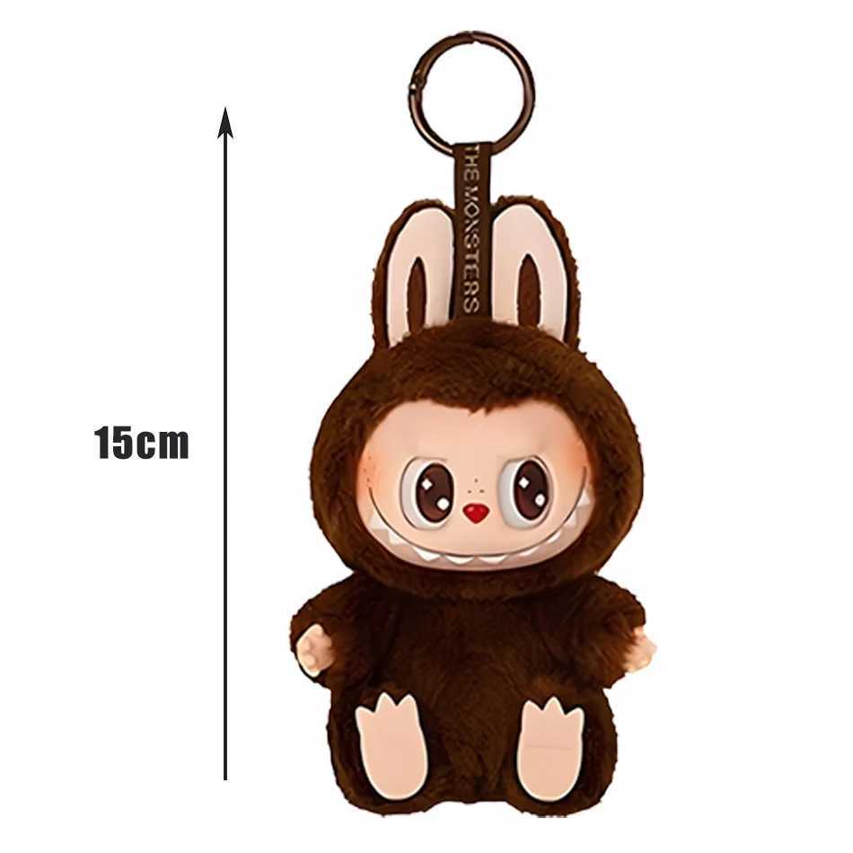 Cute Labubu The Monsters Heartbeat Macaron Enamel Face Cute Stuffed PVC Figurine Tabletop Ornament Kawaii Toy Kids Birthday Gift M250527
