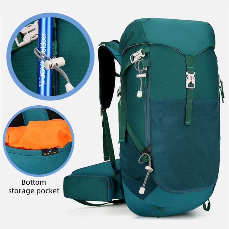 Camping Backpack Large Capacity Climbing Trekking Hiking Mountaineering Shoulder Bag Waterproof Women Men Outdoor Travel Pack