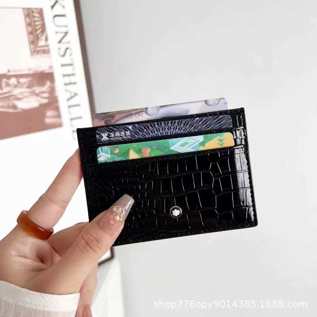 Women Men ID Card Wallet Thin Genuine Leather ID Card Holder Bags Solid Color Bank Gift Multi Slot Slim Case Z250527