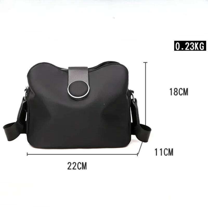 1 Casual Nylon Shoulder Women Fashion Waterproof Messenger Travel Light Small Crossbody Bag Shopping Lady Handbag Purse