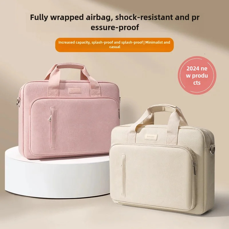 Laptop Bag case 13.3 14 15.6 17.3 inch Waterproof Notebook Bag for Macbook Air Pro 13 15 Computer Shoulder Handbag Briefcase Bag 250526
