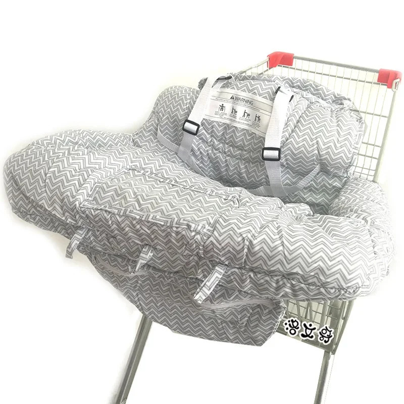 648M Baby Shopping Cart Seat Cushion Childrens Stripe Beautiful Clean Universal for Boys and Girls 250527