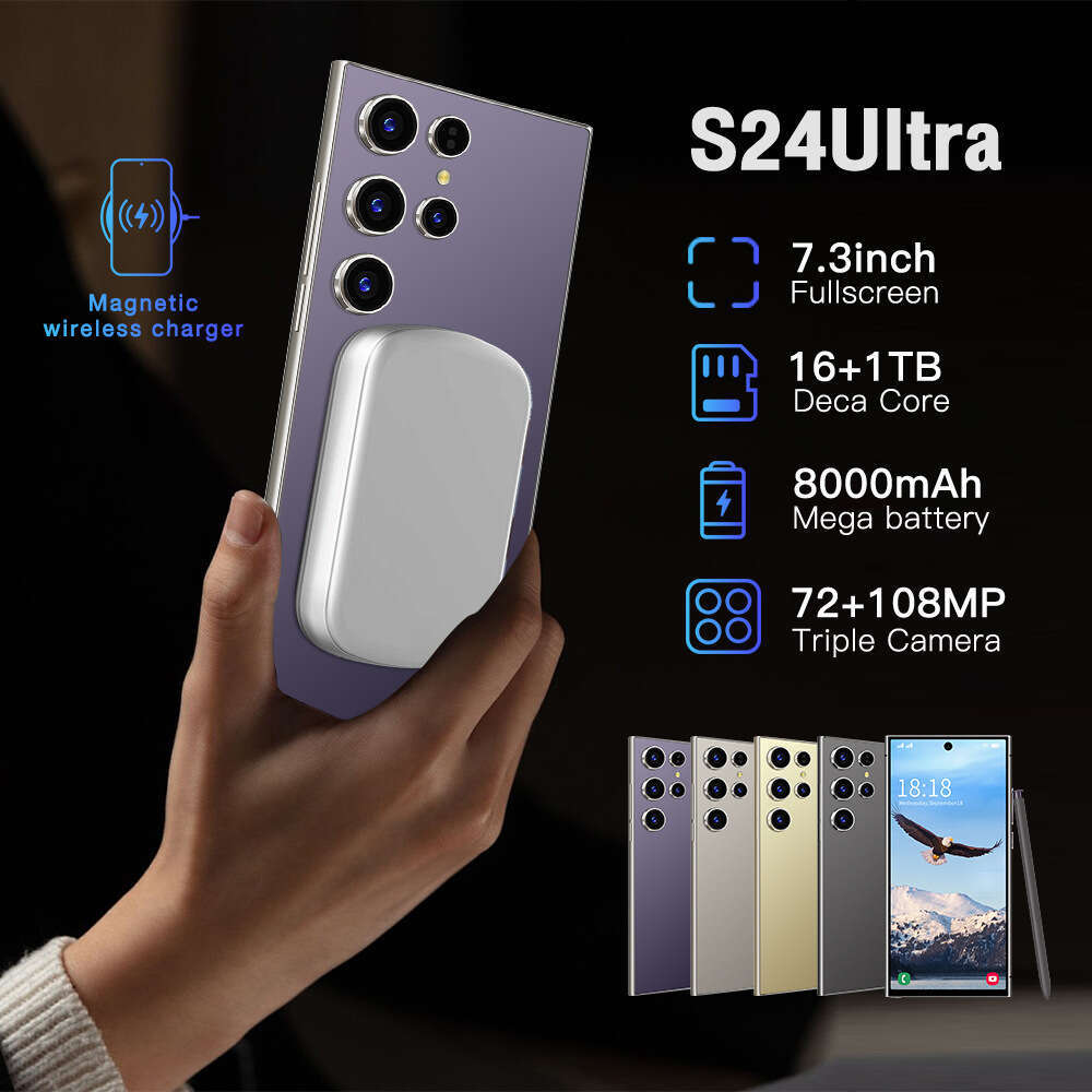 Smart phone S24 Ultra Android big screen 16+1T display and exclusive experienceid Smartphone Camera Phone HD Display Face Recognition