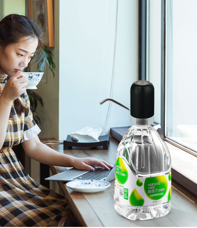 Drinking fountain Electric Portable Water Pump Dispenser USB Charging Automatic Drinking Bottle Switch Silent Touch 19 liters