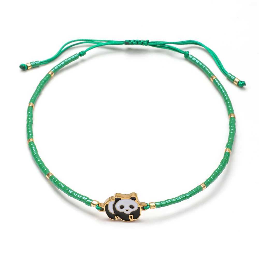 ZMZY New Animal Bracelet Small Cute Panda Charm Bracelets for Women Jewelry Birthday Gift DIY Lover Gifts W250526