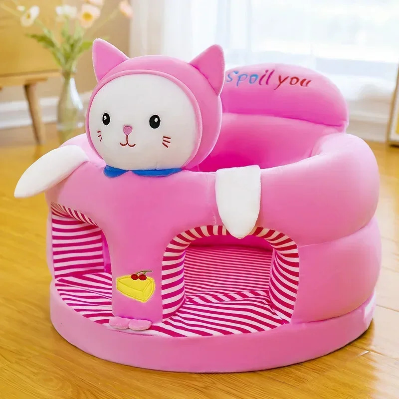 Baby Sofa Cover Feeding Chair Cute Animal Plush Childrens Soft and Comfortable Seat Without Filling Cotton 250527