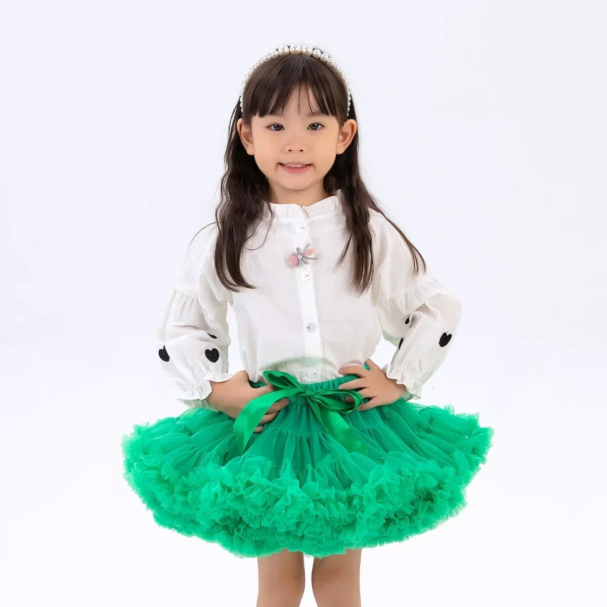 Tutu Skirt Baby Girl Skirts Princess Mini Pettiskirt Party Dance Rainbow Tulle Girls Clothes Children Clothing 250527