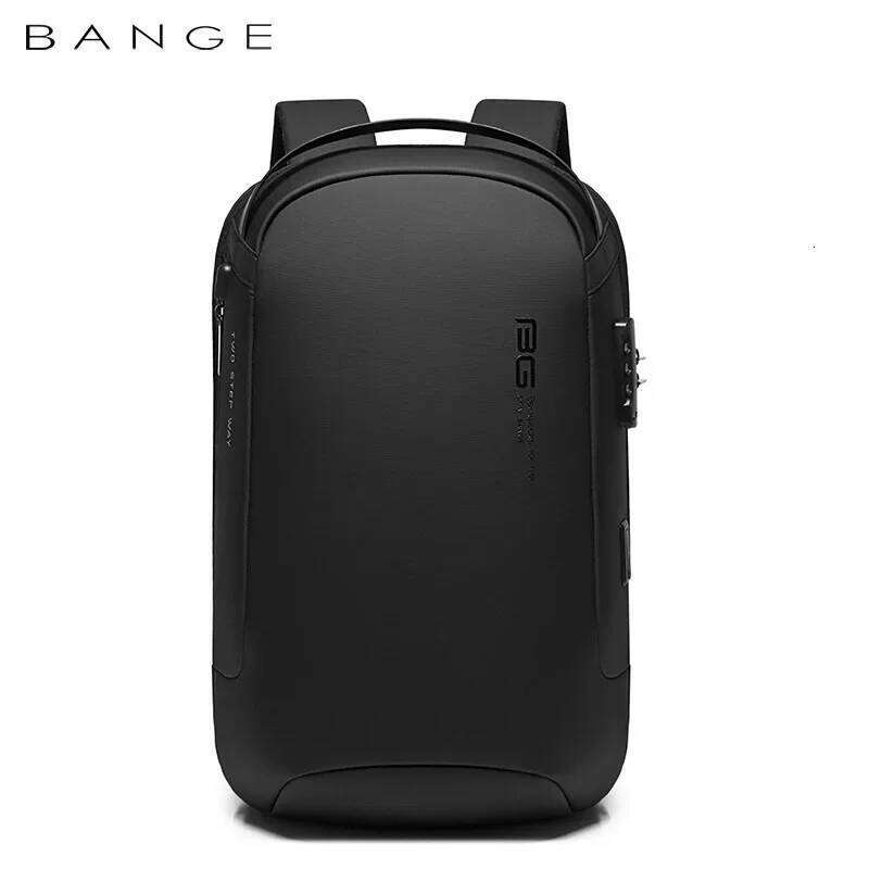 Bange Anti thief Male school Bags for Men inch Laptop Backpacks Fashion Waterproof Travel Backpack