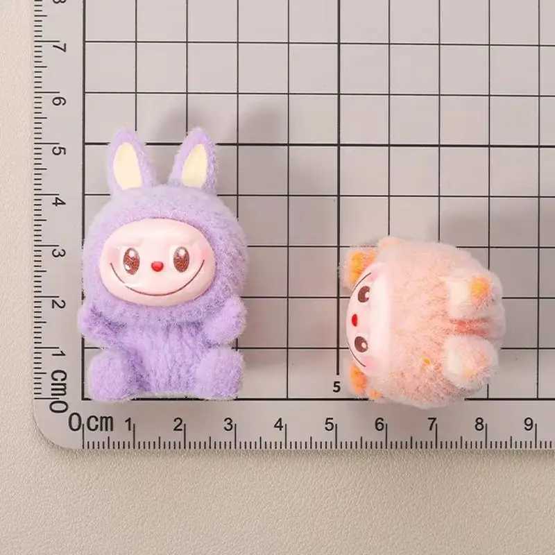 Labubu Macaron Plucked Mini Doll Blind Box Candy Color Handmade Model Desktop Exquisite Ornament Mysterious Box Peripheral Gifts W250526