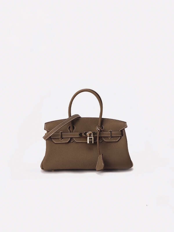 Genuine Leather 2024 Spring/Summer New Top Layer Horizontal Style Women's Cowhide High-end Shoulder Handbag