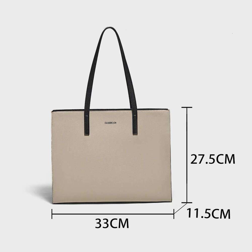 FOXER Leather Women's Fashion Underarm Bag,Pvc Large Capacity Tote Bag, 2025 New High-End Casual Commuting Shoulder Bag Purse