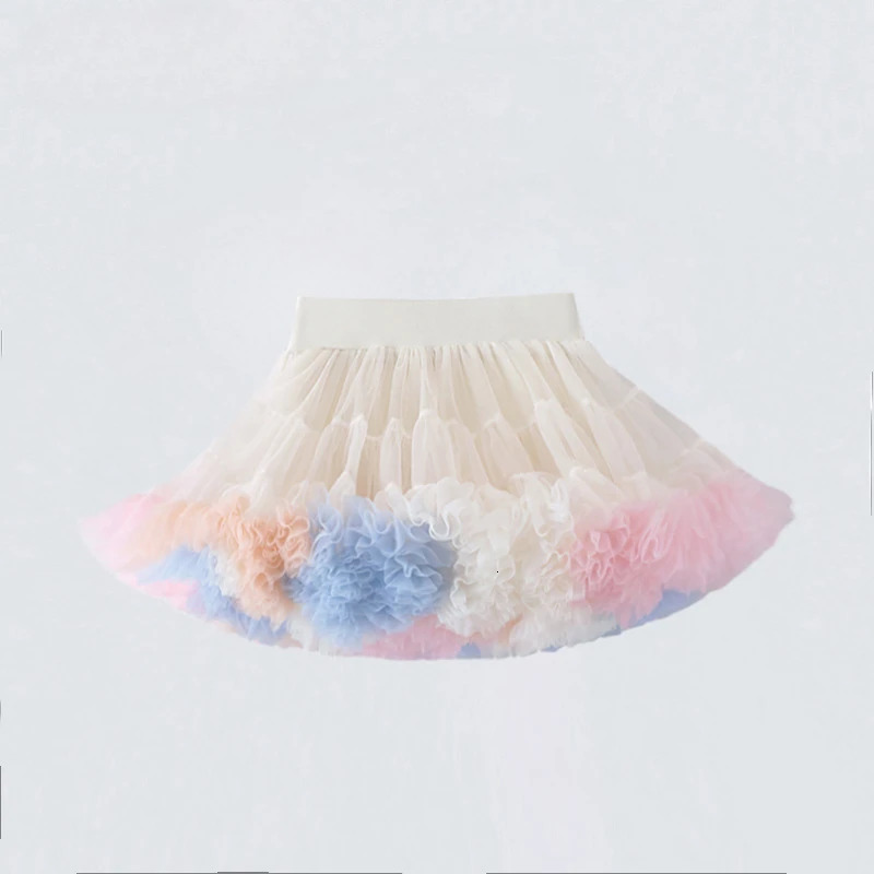 Lush Small Baby Girls Tutu Skirt for Kids Children Puffy Tulle Skirts Girl born Party Princess Clothes 115 Yrs B062 250527