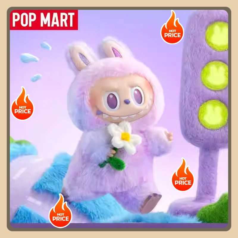 Labub Heartbeat Macaron Sit Down Big Into Energy V1 V2 V3 Series Surprise Blind Box Plush Keychain Childrens Birthday Gift M250527