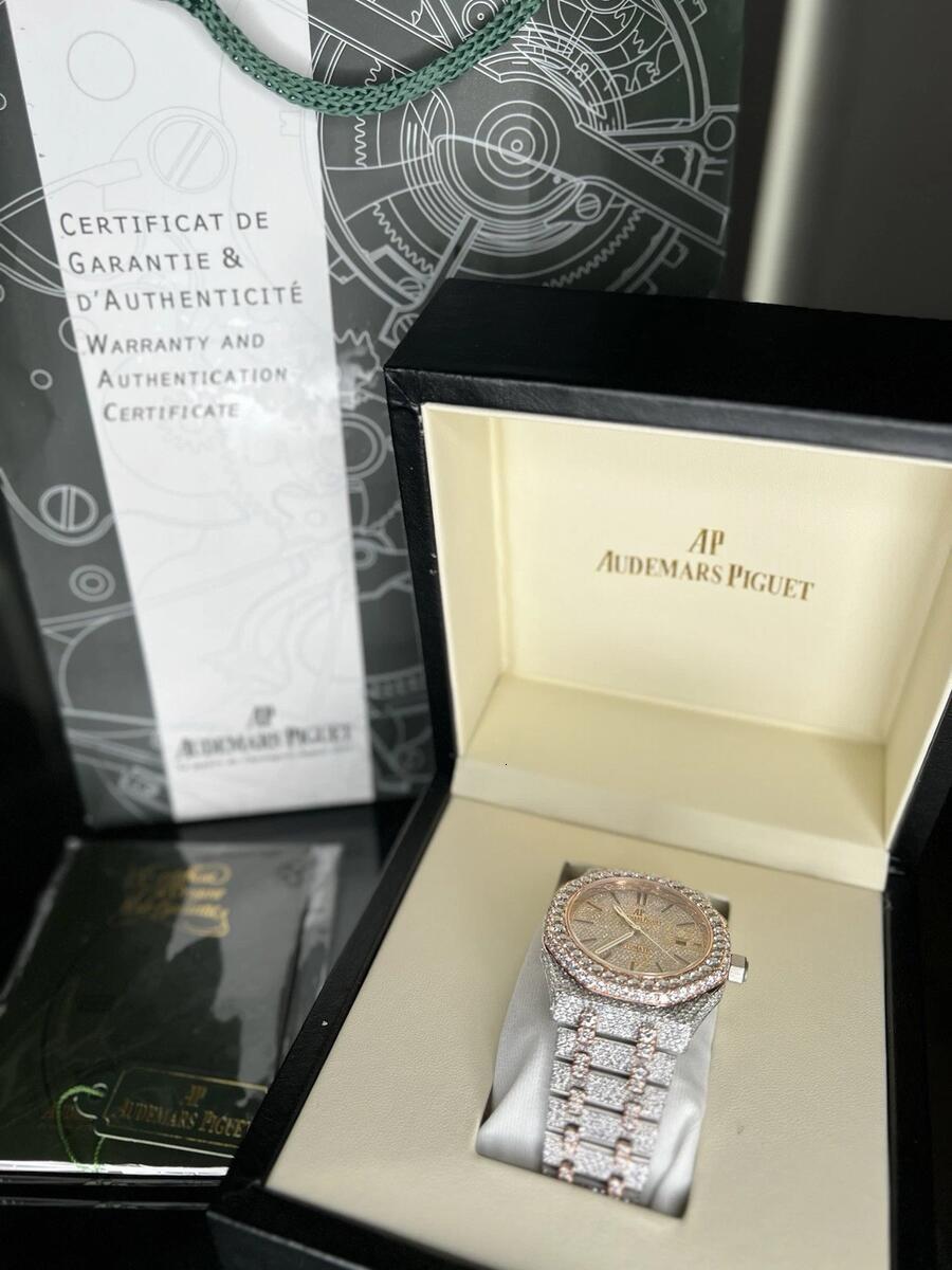 Moissanite Watches Super Fashion Shiny Luxury Stylish Full Body Men Women Fashion Hip Hop Jewelry VVS Hop Lovers High Quality Watches Free Shipping AAAA+