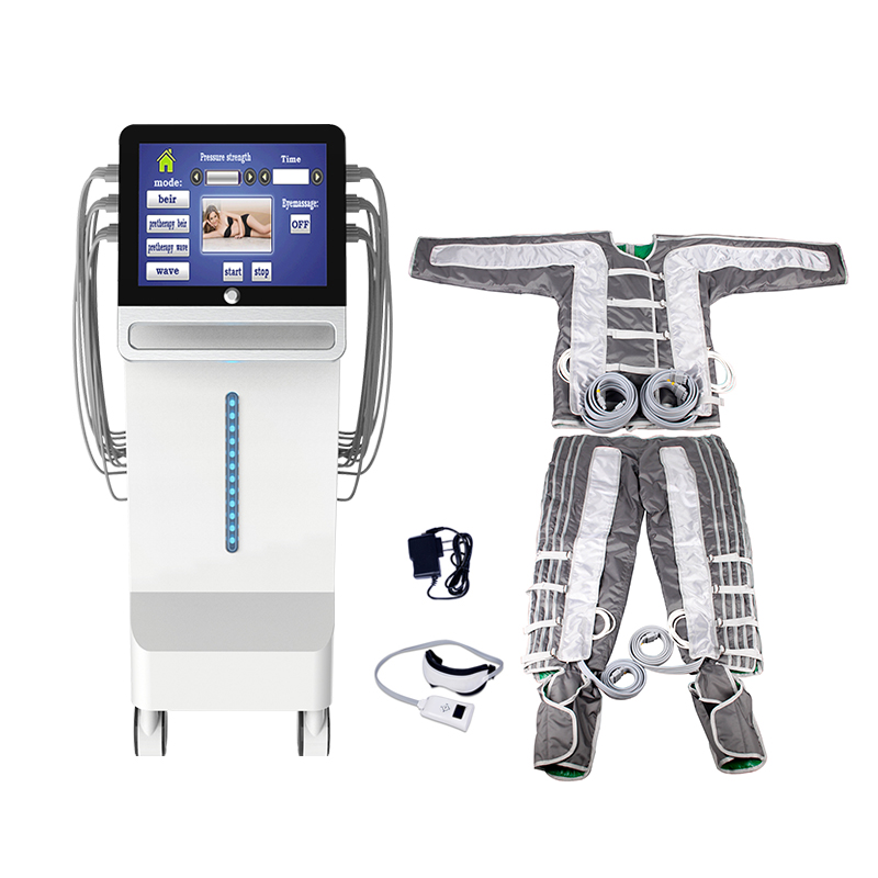FDA/CE Vertical 24 air Bags Professional 3 In1 Presoterapia Infrared Ems Lymph Drainage Machine