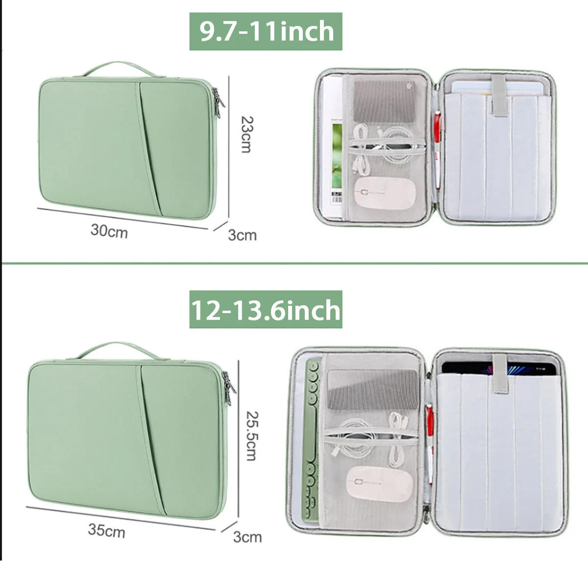 Laptop SlEEve Handbag Case for Macbook Pro Air13 13.6 14 15 15.6 16 Waterproof Notebook Cover 250526