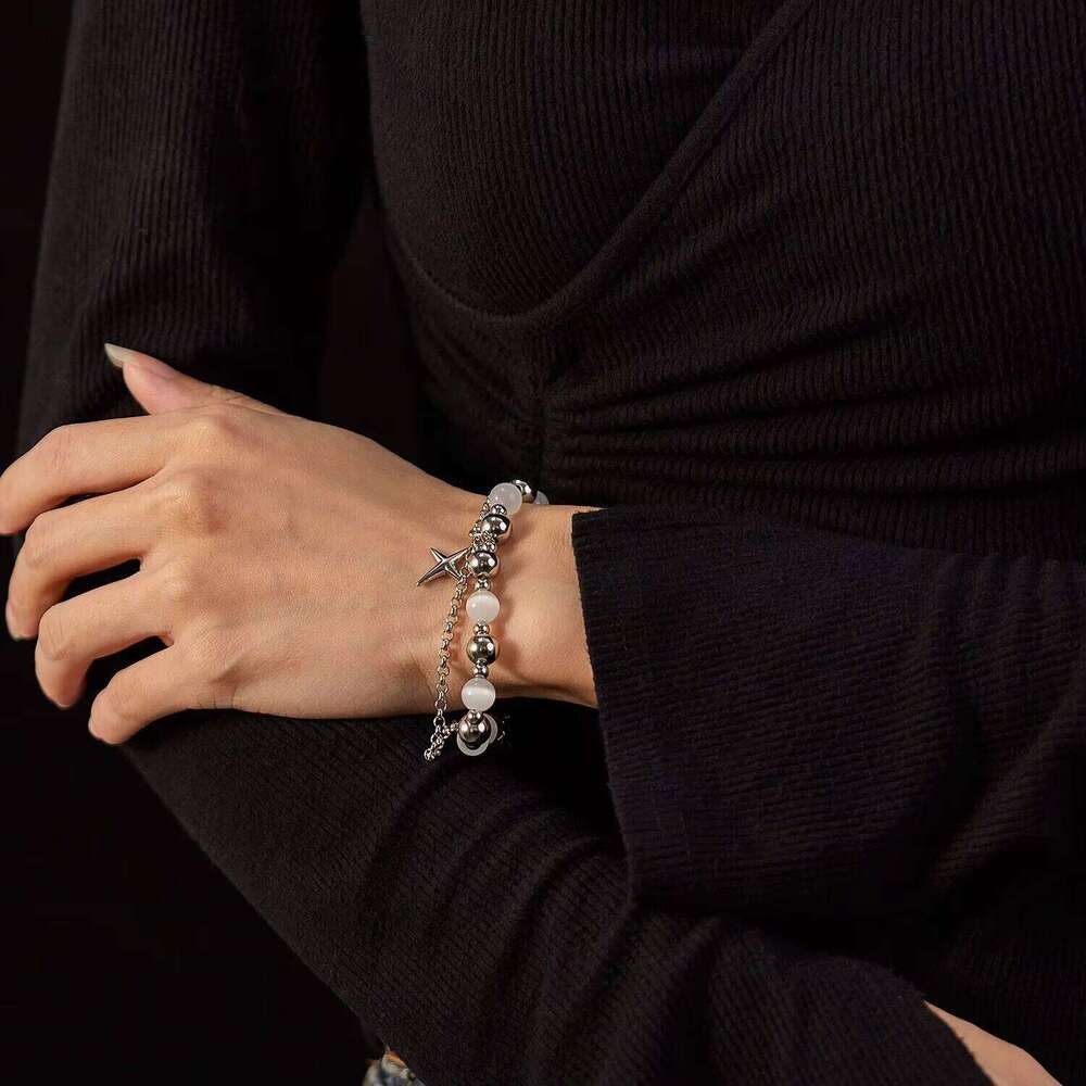 Stainless Steel Bracelet Men's Accessories Hip-Hop Fashion Style Beads Jewelry for Lover Gift Wholesale