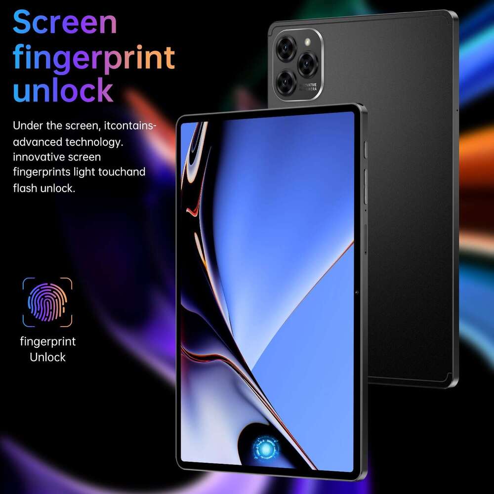 Pad 16 Pro Tablet 10.1inch 16GB+1TB lightweight Tablet PC can insert dual SIM Android tablet global English smartphone front and rear high-definition 