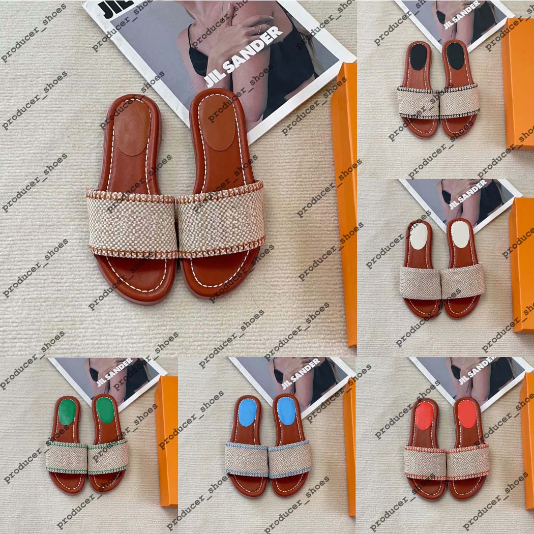 Designer sandals, women's slippers and sandals, fashionable summer woven slippers, herringbone slippers, flat beach shoes, toe slippers, designer sandals