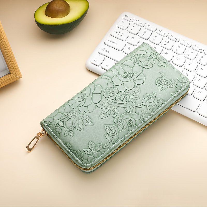Women s long wallet Korean fashion handbag coin fashion wallet zipper multifunctional fashion women s phone bag designer men s wallet