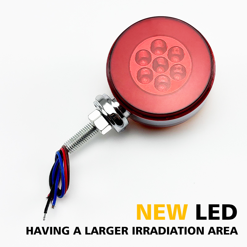 Modified Lights Truck Side Lights LED Truck Lights Double Sided Light Mode for Red Bright + Yellow Bright + Burst Flash
