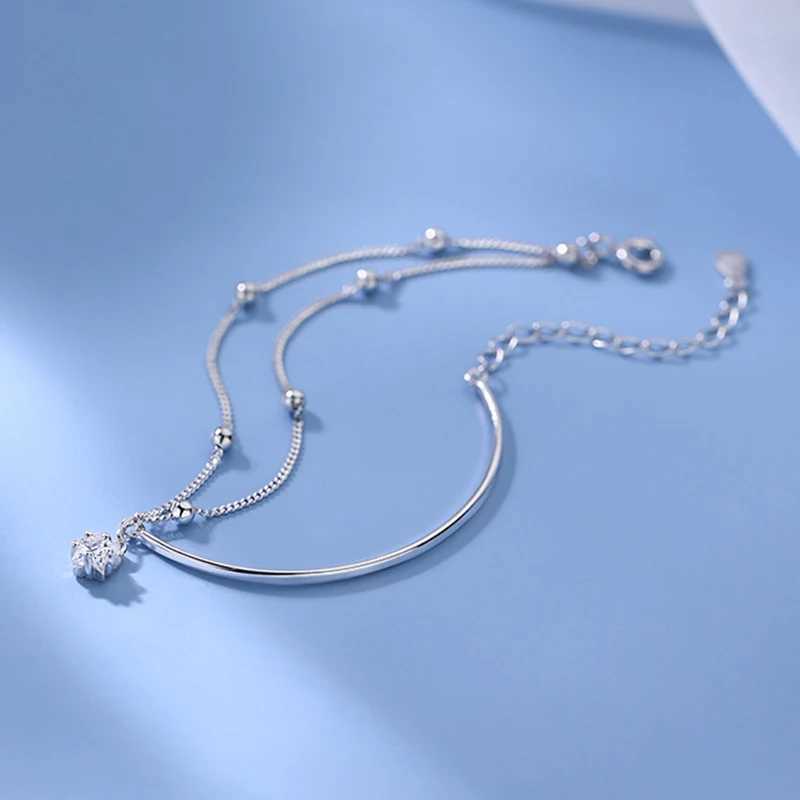 New Fashion 925 Sterling Silver Star Bracelet Simple Temperament Accessories Birthday Party Gifts For Womens Fine Jewelry W250526