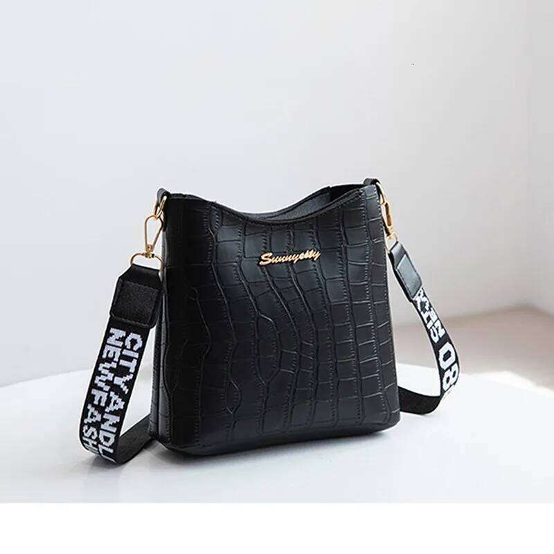 Messenger Bags Crocodile Pu Leather Female Crossbody Shoulder Hand Bags For Women 2022 High Quality Ladies Handbags