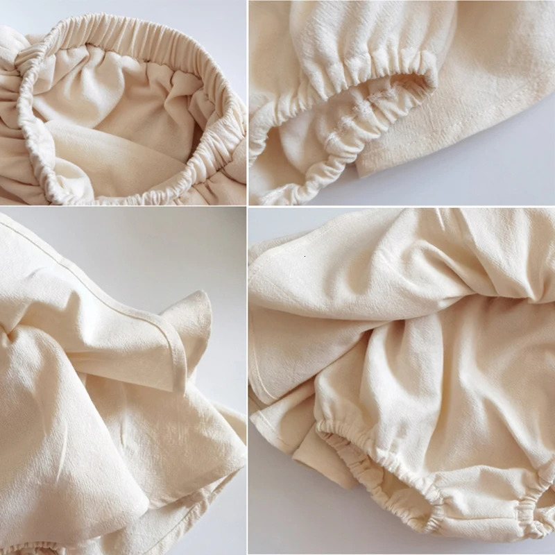 Double Layers Ruffles Lace Baby Skirt Pants Summer Cotton Linen Kids Pettiskirt Toddler Dancing Wedding Clothing Tutu 250527