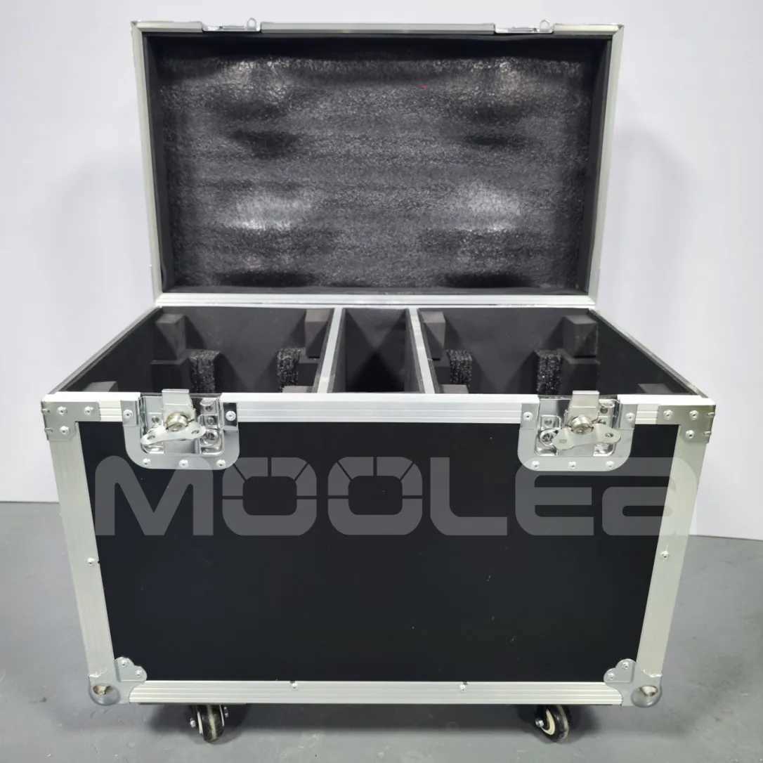 Only Flightcase for Wash Zoom 19x15w LED Moving Head Light RGBW for DJ Disco Party Wedding Nightclub Stage LightXJ250527