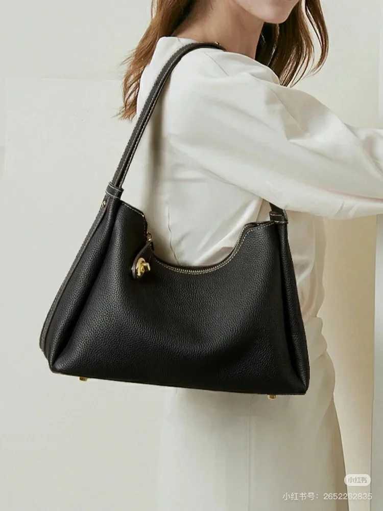Head Layer Cowhide Armpit Bag New Fashionable Single Shoulder Crossbody Bag Niche High-End Genuine Leather Womens Bag Y250528