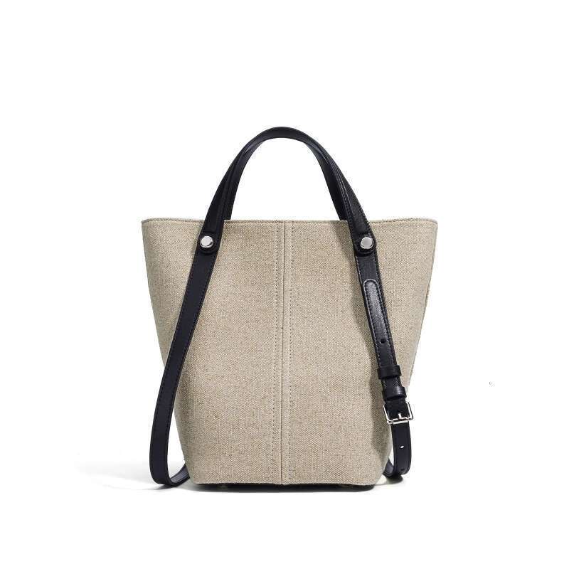 2025 New High-End Genuine Leather Commuter Shoulder Fashion Women's Vintage Bucket Handbags Casual Nich Designe Underarm Bag