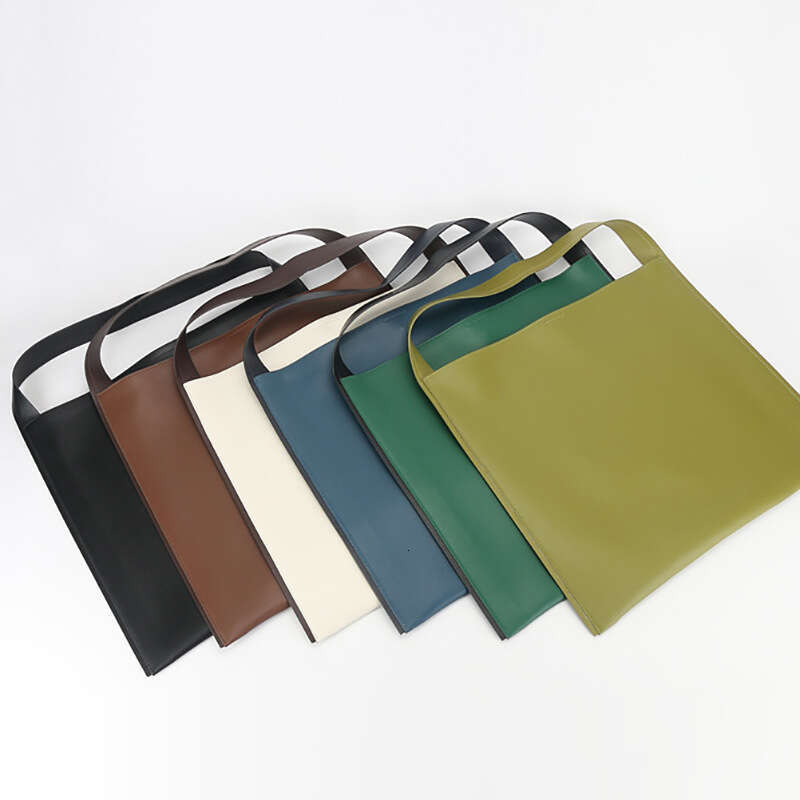 2023 New Genuine Leather Korean Style Tote for Women Simple Fashion Shopping Single Shoulder Large Capacity Bag