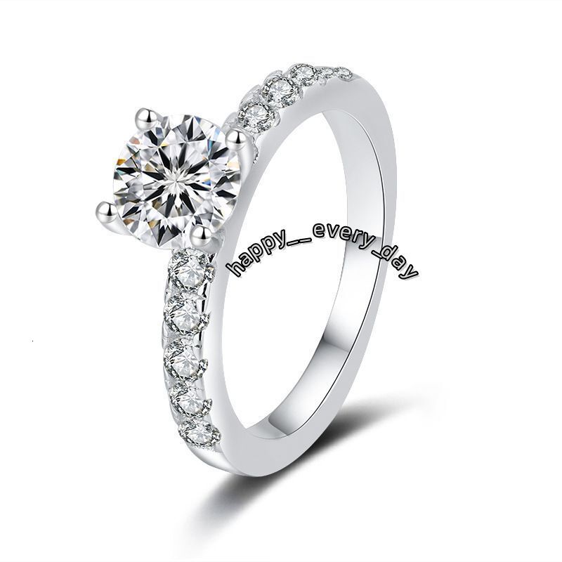 luxury rings designer for women 925 sterling silver inlaid VVS1 pass diamond tester moissanite ring for womens engagement wedding ring luxe jewelry wo
