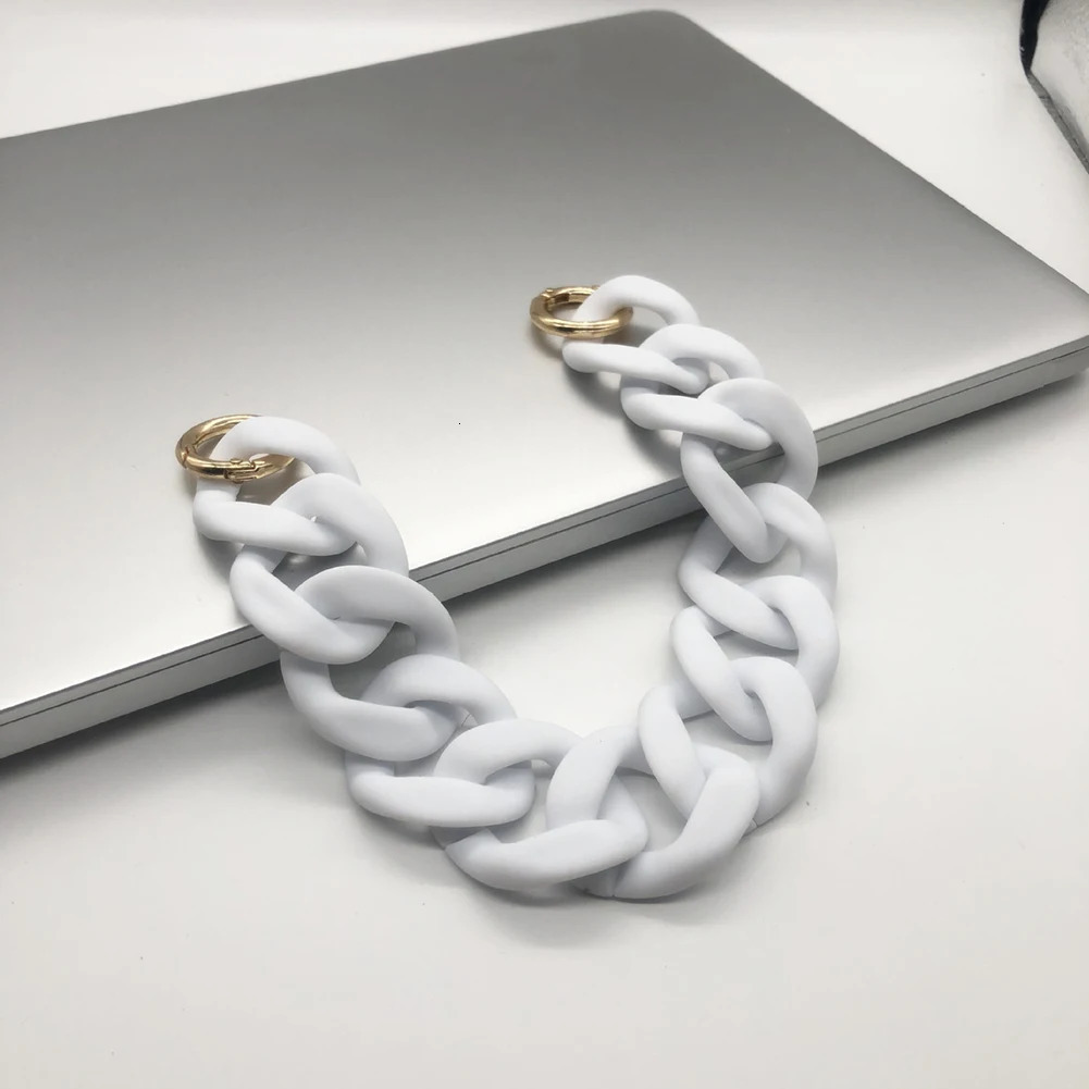 1Pc 30cm4160cm Acrylic Resin Bag strap for Shoulder Bag fish Bone Handbag Chain Strap Detachable Belts Handle Bag Accessories 250528