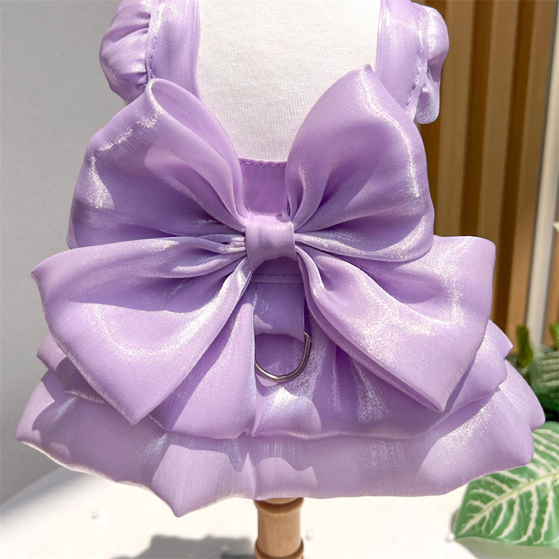 Small Dog Dress - Adjustable Vest with D-Ring Hookup Design for Chihuahuas & Poms